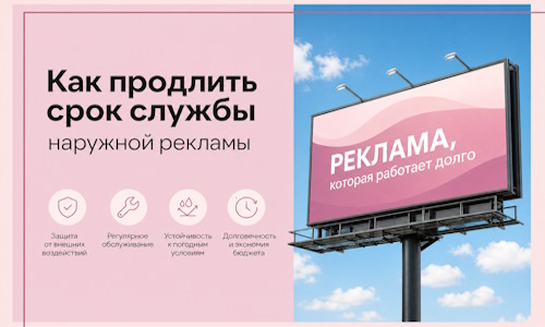 Как продлить срок службы наружной рекламы в  Ступине