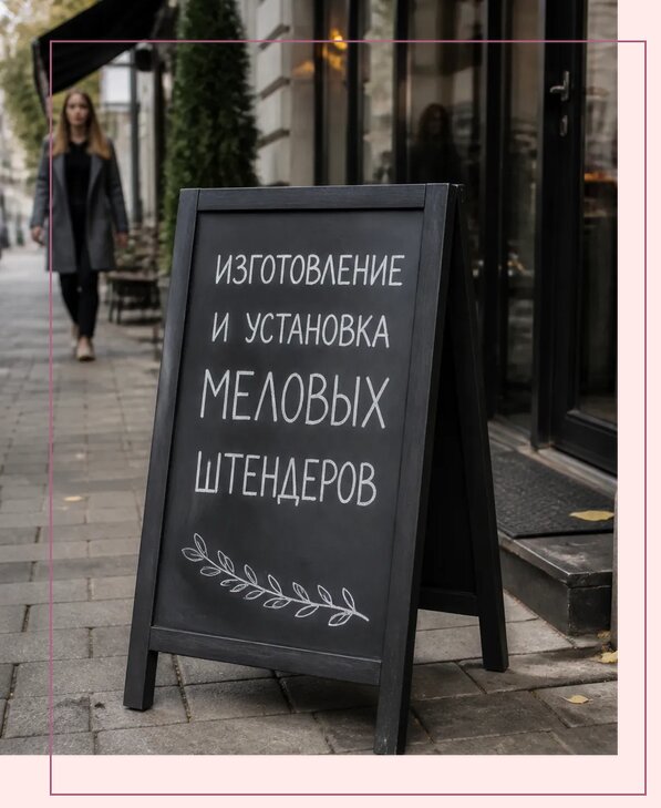 Меловые штендеры в Ступине по цене от 6756 р. | Аванза-Стп